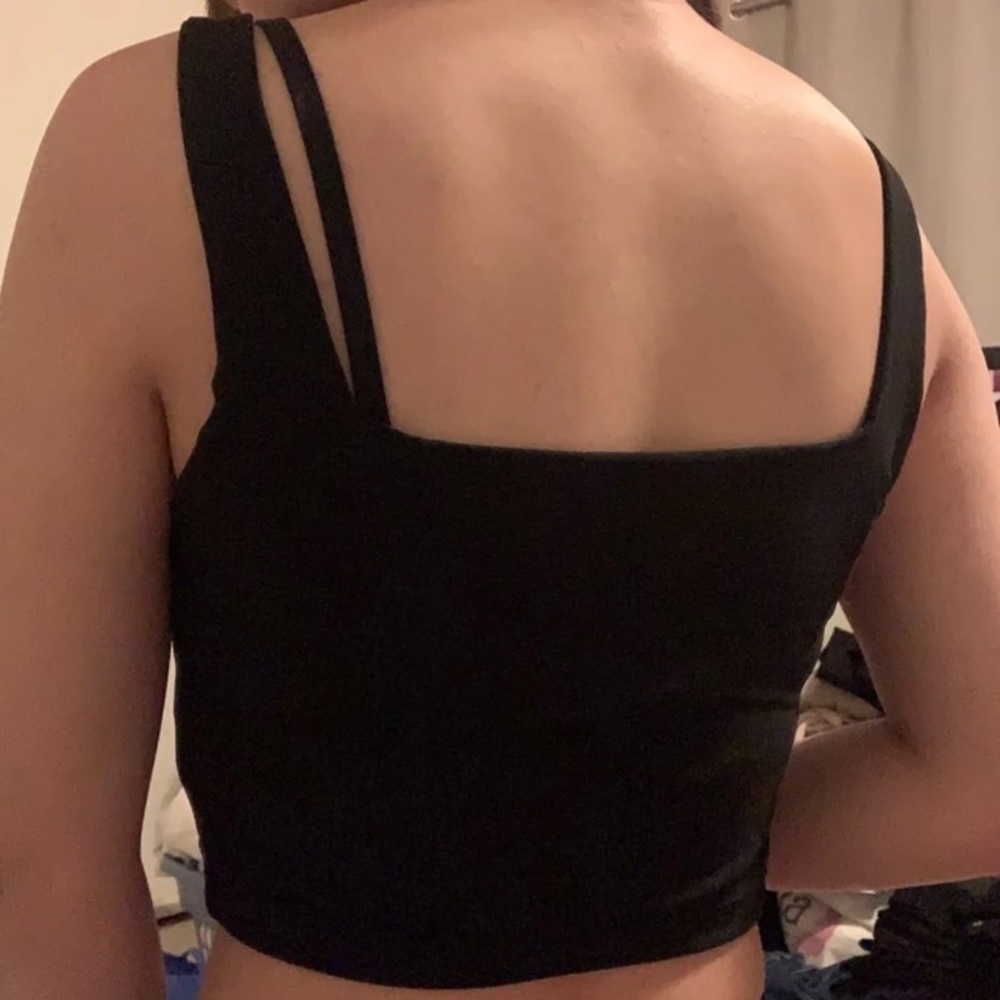 SHEIN Ruched Bust Crop Top - Picture 2 of 4